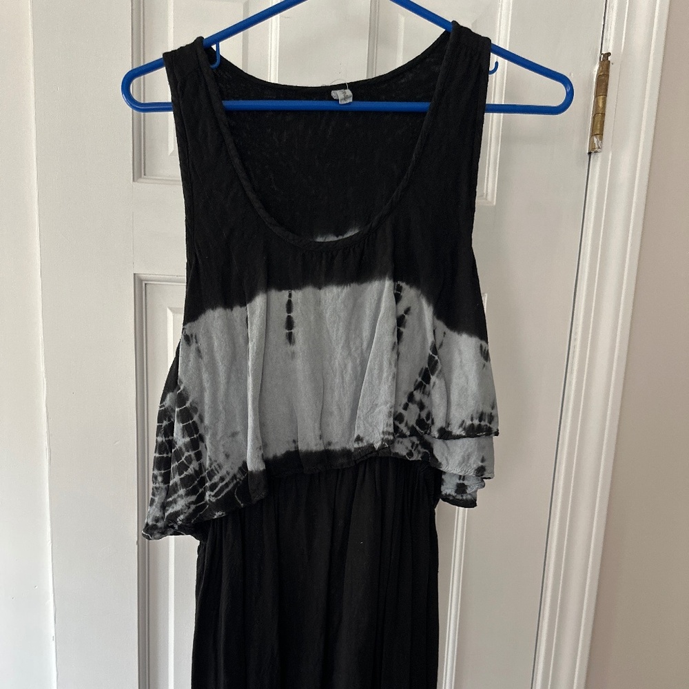 Japana dress black and gray summer